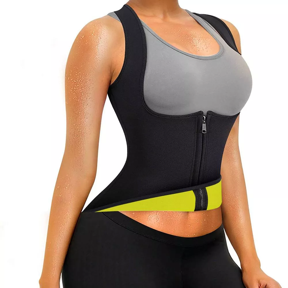 Traxes de chaleco de ximnasia para modeladores de corpo feminino