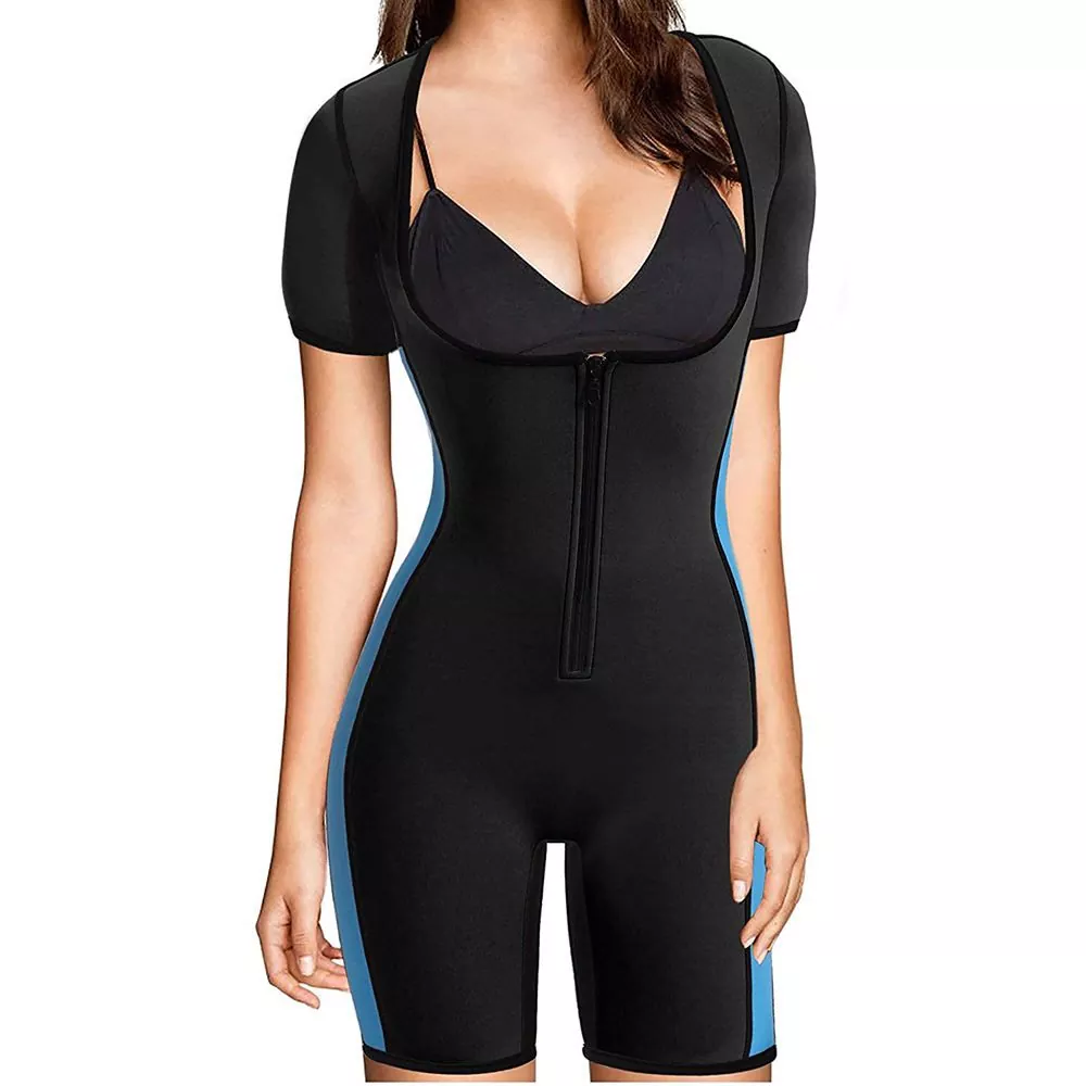 Camiseta de tirantes para sauna deportiva para mulleres